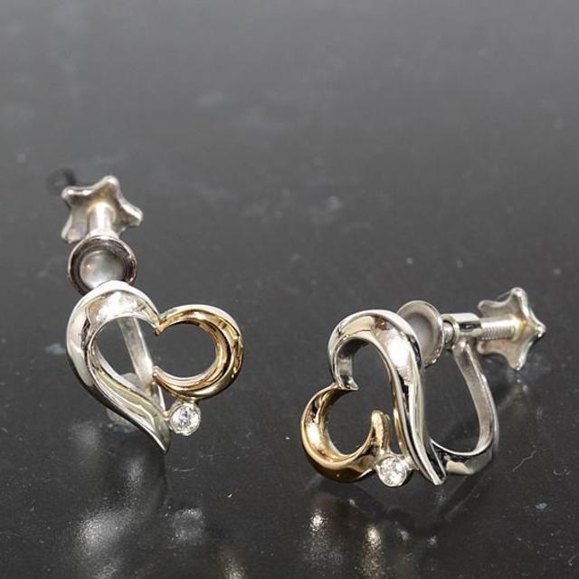 STAR JEWELRY - スタージュエリー ダイヤ 0.02ct ハート ムーン
