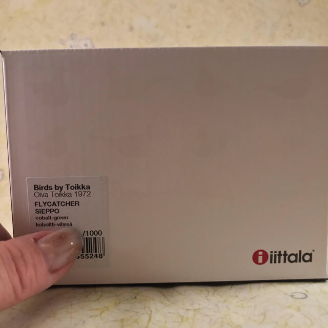 iittala(イッタラ)の新品 イッタラ iittala バード scope スコープ シエッポ コバルト インテリア/住まい/日用品のインテリア小物(置物)の商品写真