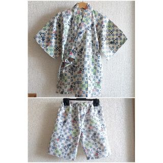 マザウェイズ(motherways)のmotherWays☆パンダ柄　甚平　130cm　男の子◆マザウェイズ(甚平/浴衣)