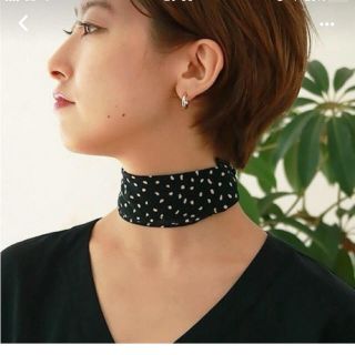 トゥデイフル(TODAYFUL)のTODAYFUL  ドットシフォンスカーフ 新品(バンダナ/スカーフ)