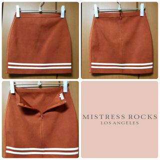 トップショップ(TOPSHOP)のMISTRESS ROCKS ✳︎ ライン ミニスカート(ミニスカート)