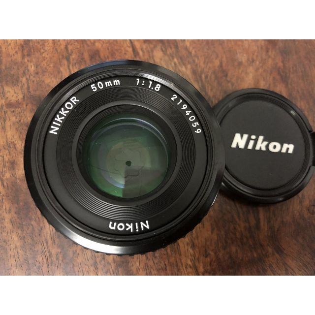 新しい季節 Nikon - パンケーキ ニコン F1.8 50mm ai-s Nikon レンズ(単焦点)