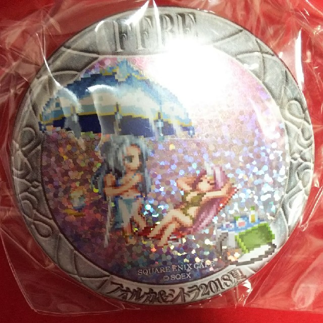 SQUARE ENIX(スクウェアエニックス)の完売品 レア FFBE スクエニカフェ 缶バッジ フォルカ&シトラ2018夏 エンタメ/ホビーのトレーディングカード(その他)の商品写真