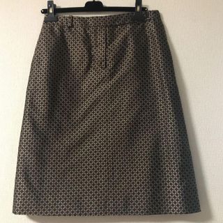 セリーヌ(celine)の美品♡  スカート 表地 シルク100% (ひざ丈スカート)