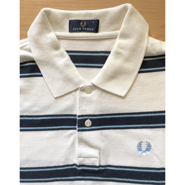 FRED PERRY(フレッドペリー)の送料無料☆FRED PERRY 半袖ボーダーポロ S メンズのトップス(ポロシャツ)の商品写真