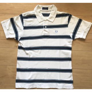 フレッドペリー(FRED PERRY)の送料無料☆FRED PERRY 半袖ボーダーポロ S(ポロシャツ)