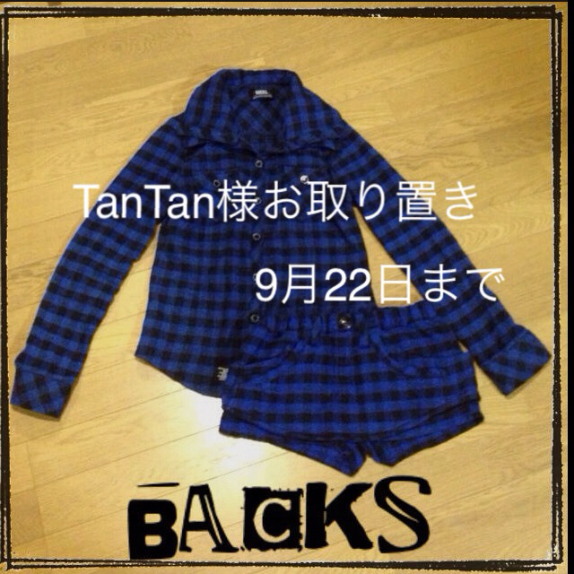 BACKS(バックス)のBACKS セットアップ♡ レディースのトップス(シャツ/ブラウス(長袖/七分))の商品写真