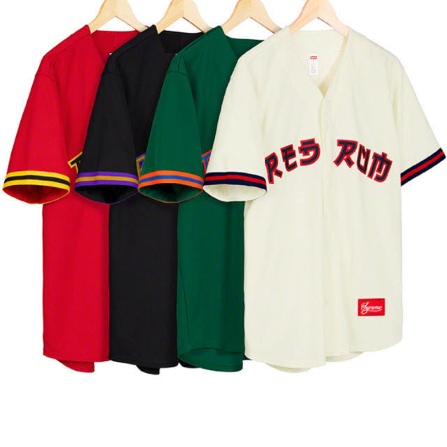 Supreme(シュプリーム)の【Ｍサイズブラック送料込】Red Rum Baseball Jersey メンズのトップス(シャツ)の商品写真