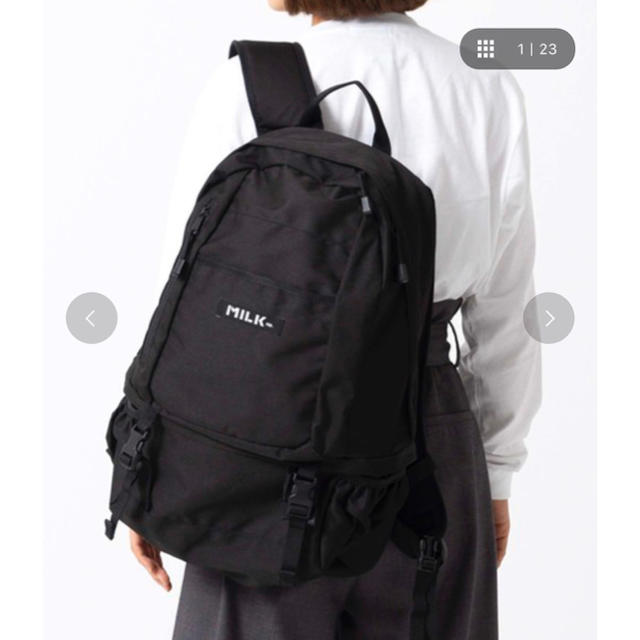 MILKFED.(ミルクフェド)のMILKFED.  BIG BACKPACK BAR レディースのバッグ(リュック/バックパック)の商品写真