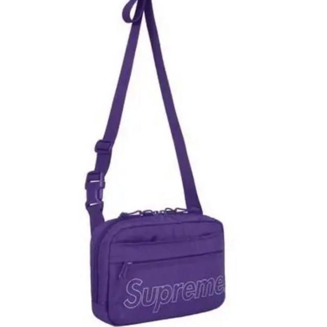 Supreme Shoulder Bag Purple 18aw 紫