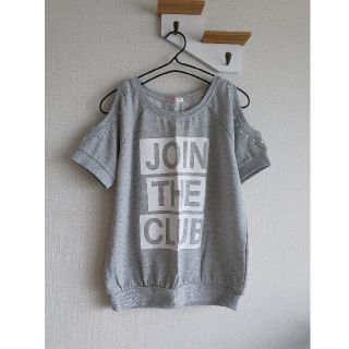 ハニーズ(HONEYS)のハニーズ☆スタッズ付き半袖カットソー(Tシャツ/カットソー)