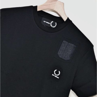 ラフシモンズ(RAF SIMONS)のRAF SIMONS × FRED PERRY デニムポケット(Tシャツ/カットソー(半袖/袖なし))