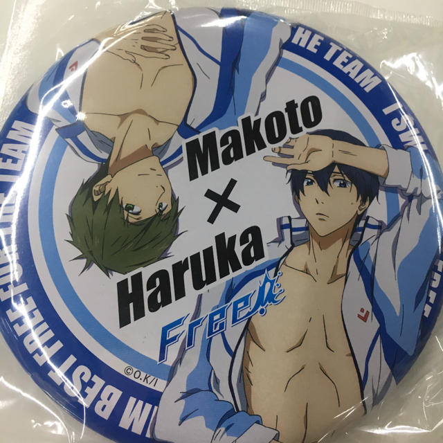 Free! でか缶バッジ 遥 真琴 エンタメ/ホビーのアニメグッズ(バッジ/ピンバッジ)の商品写真