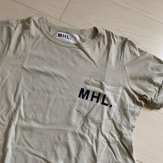 マーガレットハウエル(MARGARET HOWELL)のMHL ロゴTシャツ グレー  メンズS(Tシャツ/カットソー(半袖/袖なし))