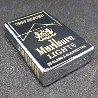 ZORRO マルボロ Marlboro シルバー Zippoサイズ(タバコグッズ)