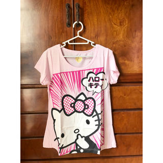 サンリオ(サンリオ)の【新品】Hello Kitty Tシャツ (ピンク)(Tシャツ(半袖/袖なし))