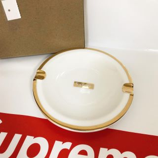 supreme シュプgold trim ceramic ashtray  灰皿