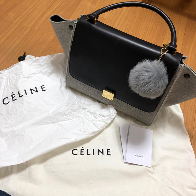 一番人気物 celine - CELINE トラペーズ ハンドバッグ
