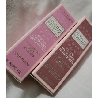 ロクシタン(L'OCCITANE)のロクシタン　リップバーム　ローズ&ベージュ(リップケア/リップクリーム)