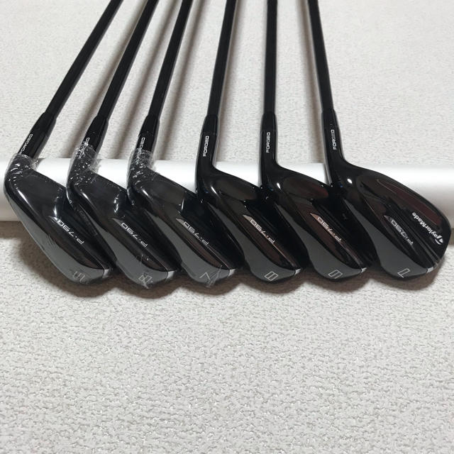 TaylorMade(テーラーメイド)の楓 様専用 テーラーメイド 限定モデル P790 ブラックアイアン #5〜PW スポーツ/アウトドアのゴルフ(クラブ)の商品写真