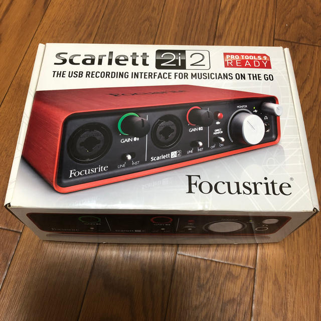 ヤマハ(ヤマハ)のScarlett2i2Focusriteオーディオインターフェイス 楽器のDTM/DAW(オーディオインターフェイス)の商品写真