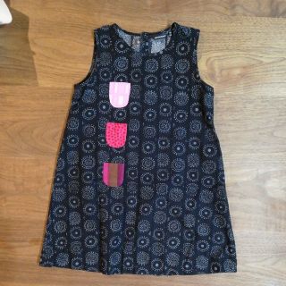 マリメッコ(marimekko)の美品 マリメッコ ハッピードレス ワンピース 6Y 7Y 116-122cm(ワンピース)