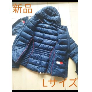 トミーヒルフィガー(TOMMY HILFIGER)の新品　トミーフィルフィガーライトダウンジャケット(ダウンジャケット)