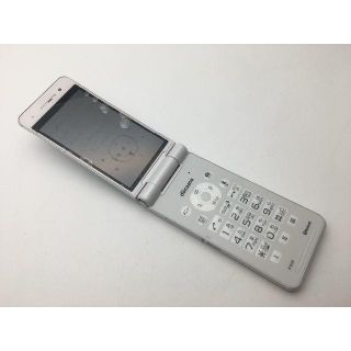 パナソニック(Panasonic)の美品動作確認済■P-01H ホワイト ドコモガラケー 70(携帯電話本体)