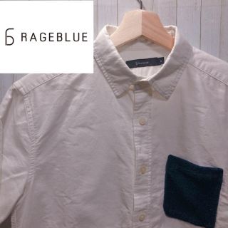 レイジブルー(RAGEBLUE)の【夏服セール】RAGEBLUE ポケット付白シャツ(Tシャツ/カットソー(半袖/袖なし))