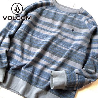 ボルコム(volcom)の美品 Lサイズ ボルコム メンズ スウェット/トレーナー グレー(スウェット)