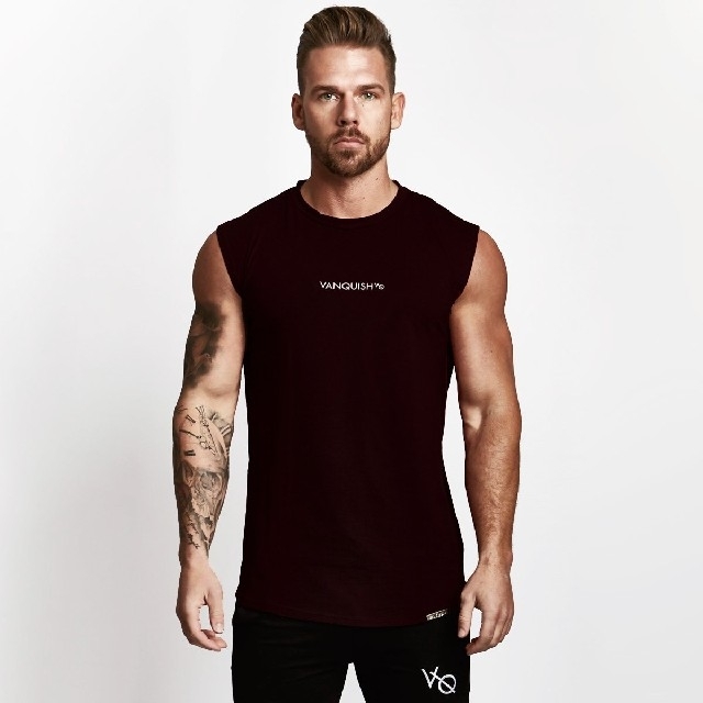 Sサイズ Vanquish Fitness スリーブレス T SHIRT 黒