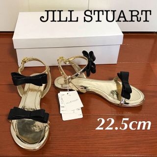 ジルバイジルスチュアート(JILL by JILLSTUART)の人気完売‼︎【JILL STUART】リボン フラット サンダル/22.5(サンダル)