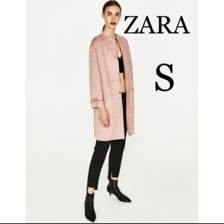 ザラ(ZARA)のZARA スエード調コート(ロングコート)