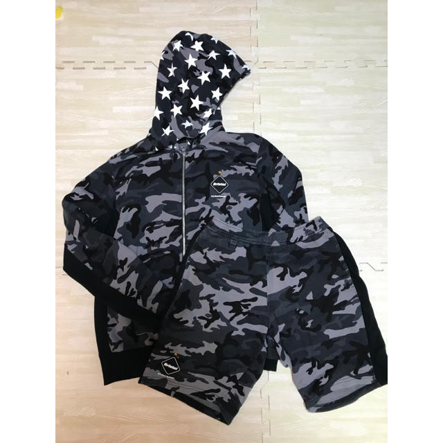 専用 fcrb 迷彩 セットアップ サイズS 黒 美品 専用 fcrb 迷彩 セットアップ サイズS 黒 美品