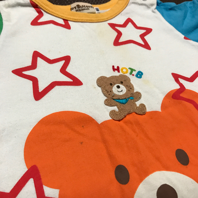 HOT BISCUITS(ホットビスケッツ)のホットビスケッツ   Tシャツ  80 キッズ/ベビー/マタニティのベビー服(~85cm)(Ｔシャツ)の商品写真