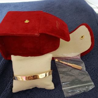 カルティエ(Cartier)の②カルティエ　ラブブレス　ピンクゴールド(ブレスレット/バングル)