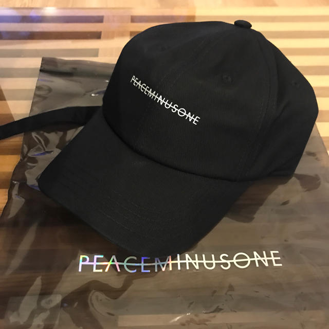 peaceminusone キャップ　黒