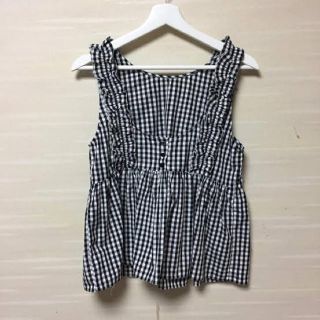 ザラ(ZARA)のZARA ギンガムチェックビスチェ(キャミソール)