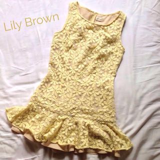 リリーブラウン(Lily Brown)のリリーブラウン♡フラワーワンピ♡(ミニワンピース)