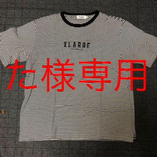 エクストララージ(XLARGE)のXL LARGE BORDER TEE(Tシャツ/カットソー(半袖/袖なし))