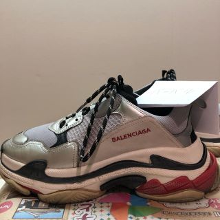 バレンシアガ(Balenciaga)のtriple s トリプルエス 42 銀(スニーカー)