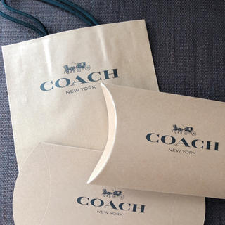 コーチ(COACH)の【新品未使用】COACH 紙袋・ギフトボックス(ラッピング/包装)