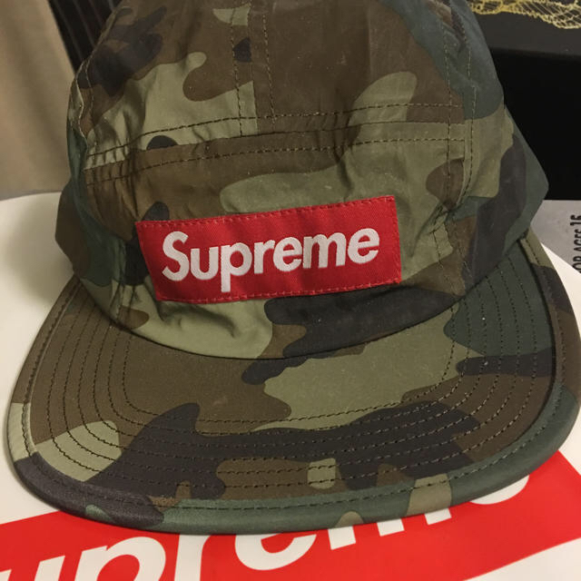 メンズ新品未使用 supreme シュプリーム  迷彩カモフラキャンプ キャップ