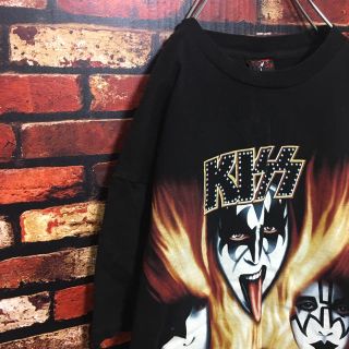 ザキッス(THE KISS)の激レア KISS キス ワールドツアー Tシャツ バンドT ヘビメタ ロック(Tシャツ/カットソー(半袖/袖なし))