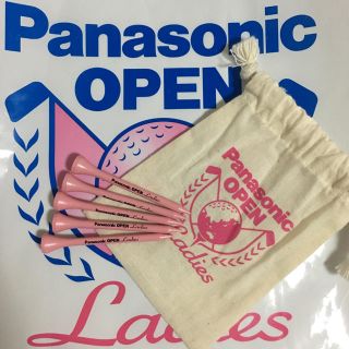 [未使用][非売品]Panasonic OPEN Ladies ティー&巾着(その他)