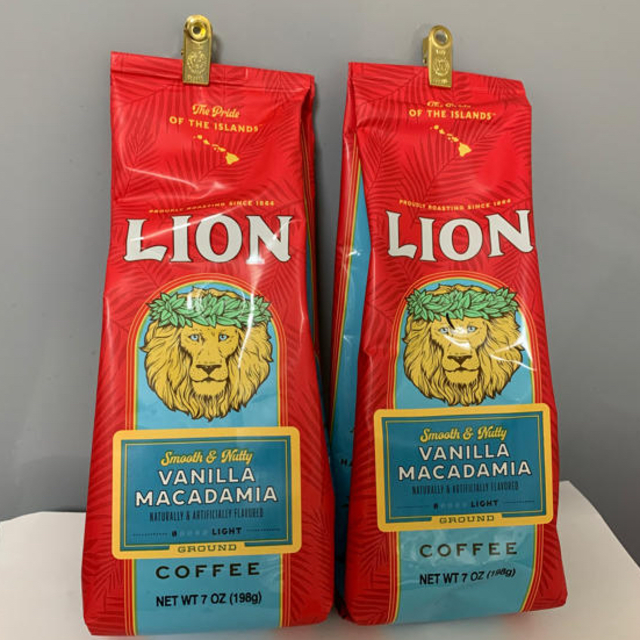 LION(ライオン)のライオンコーヒー バニラマカデミア 198g × 2袋 食品/飲料/酒の飲料(コーヒー)の商品写真