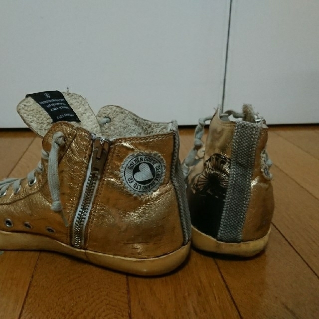 GOLDEN GOOSE(ゴールデングース)のGOLDENGOOSE ゴールデングース スニーカー FRANCY ゴールド38 レディースの靴/シューズ(スニーカー)の商品写真