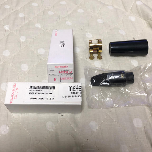今週終了【新品購入、未使用品】メイヤー ソプラノサックス用マウピ ラバー 6MM