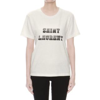 サンローラン(Saint Laurent)の【新品】サンローラン ロゴTシャツSサイズ(Tシャツ(半袖/袖なし))