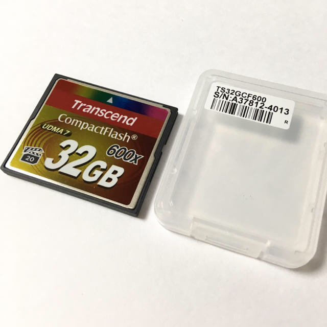 Transcend(トランセンド)の【未使用】トランセンド コンパクトフラッシュカード 600倍速 32GB スマホ/家電/カメラのカメラ(デジタル一眼)の商品写真